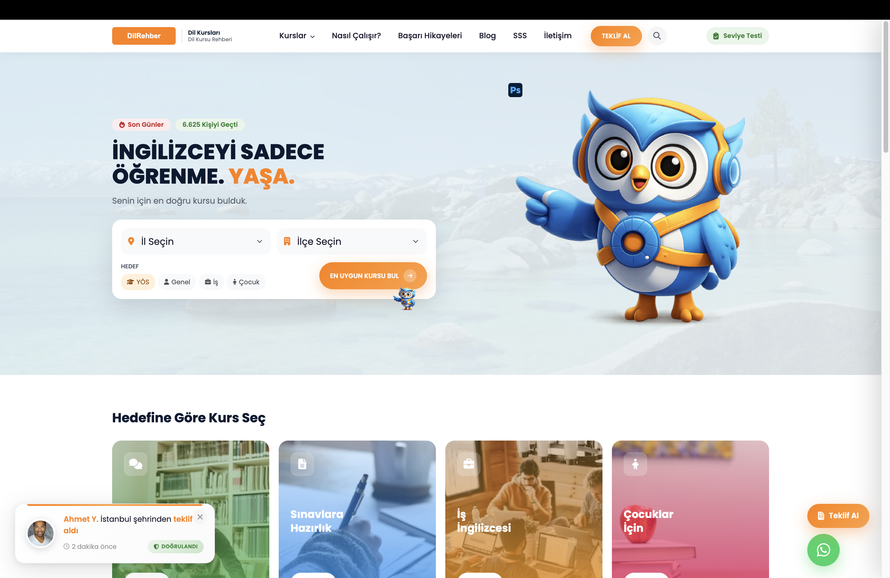 DilRehber Web Platformu
