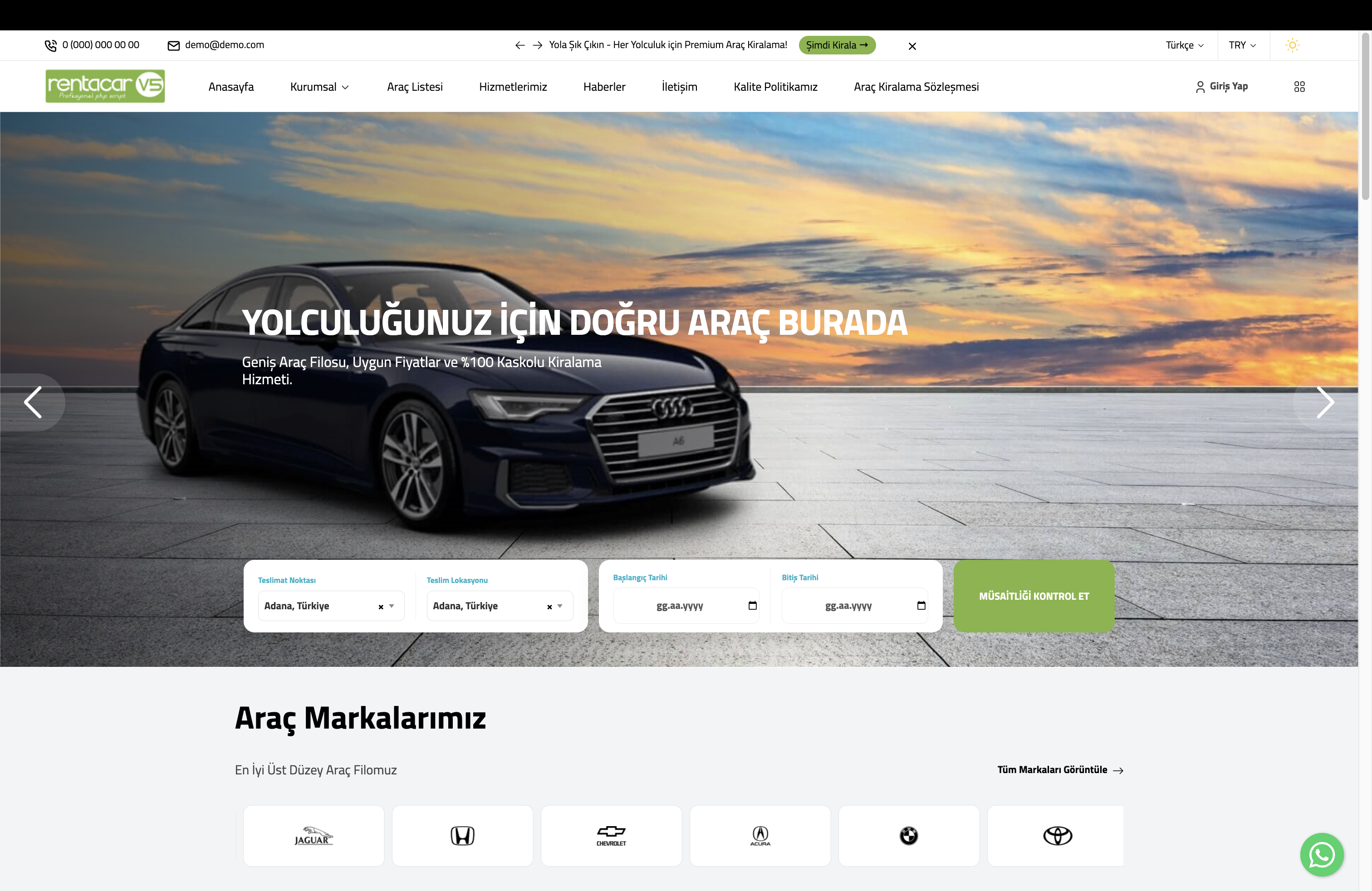 Rent a car Yazılımı