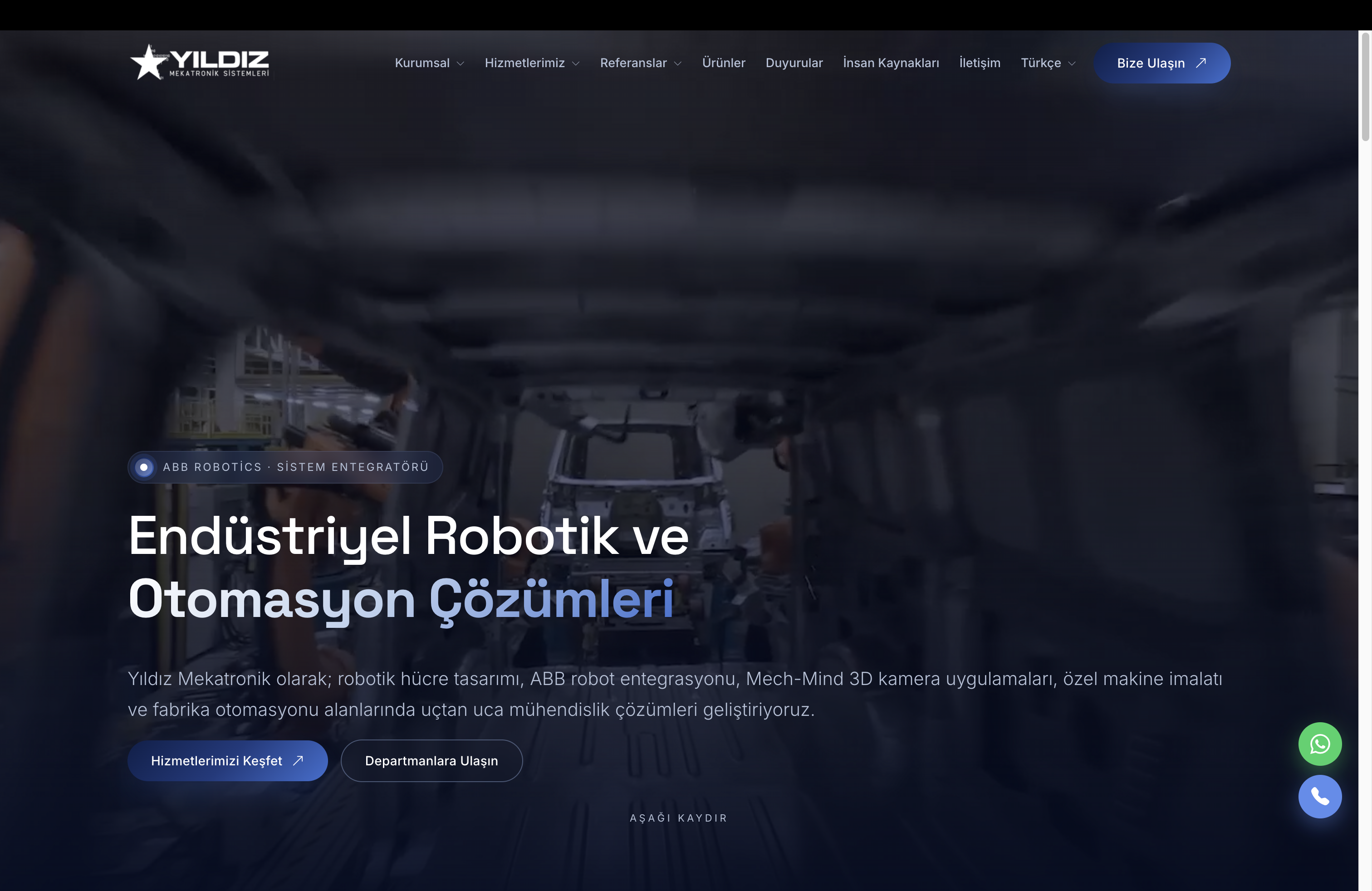 Yıldız Mekatronik Kurumsal Web Tasarım